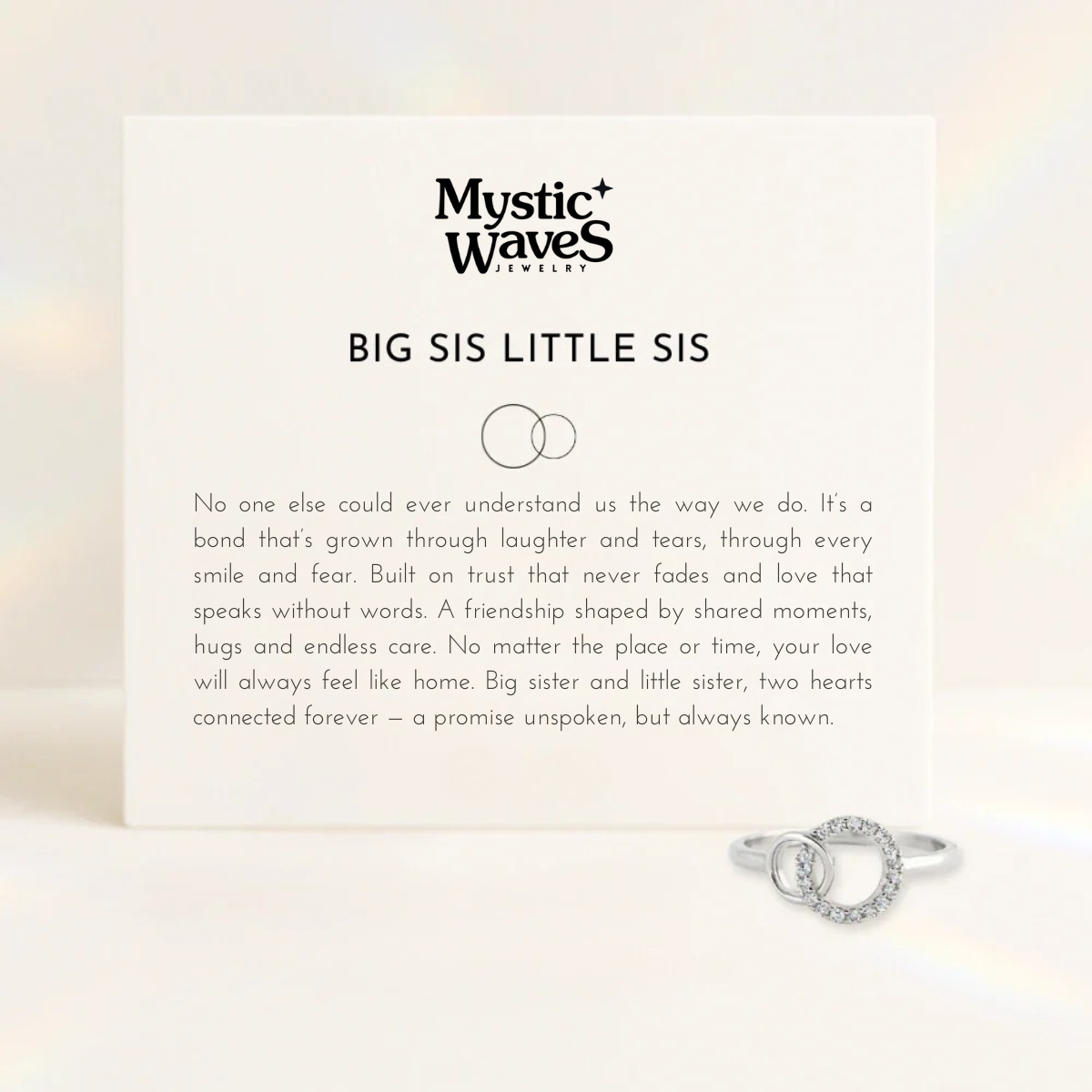 To My Sister - Forever Us Ring
