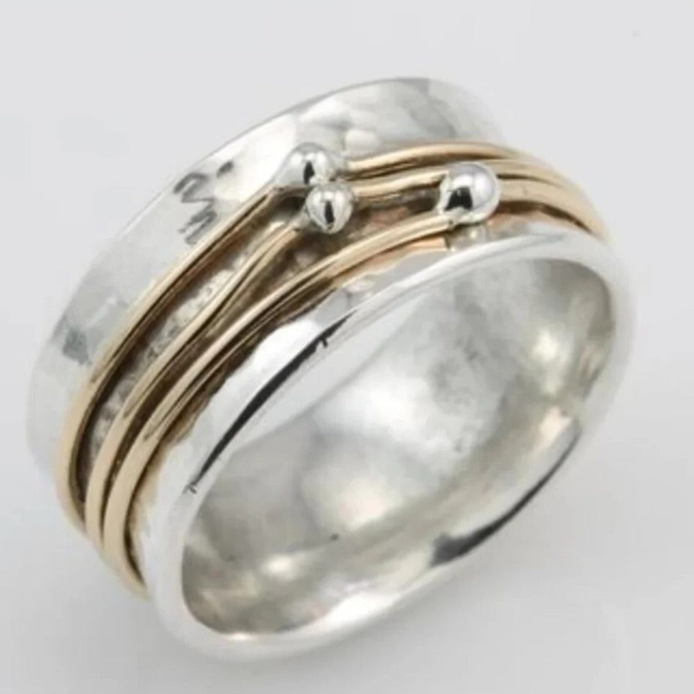Shine - Gold Layered Silver Ring