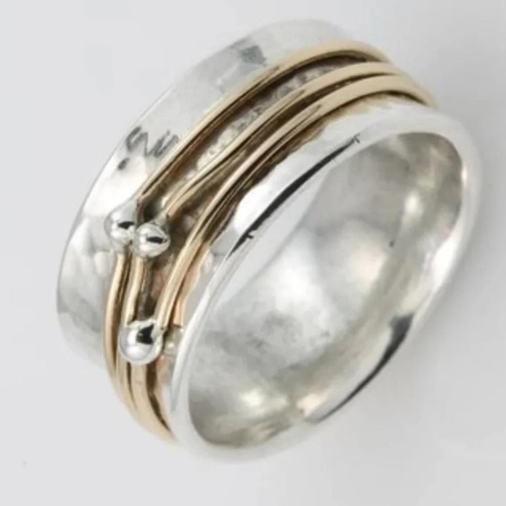 Shine - Gold Layered Silver Ring