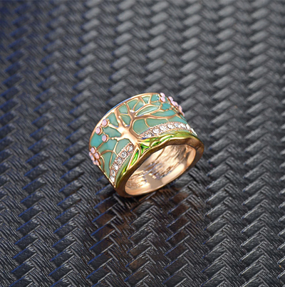 Tree of Life Opal Ring