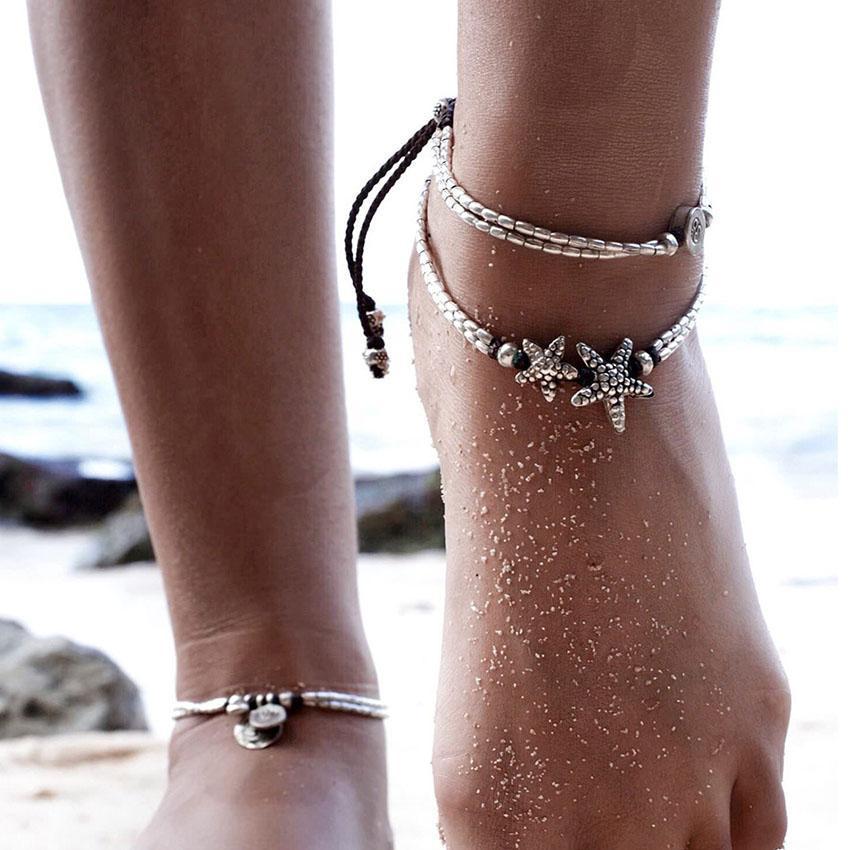 Boho Starfish Anklet