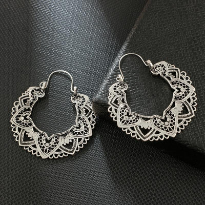 Boho Lotus Earrings