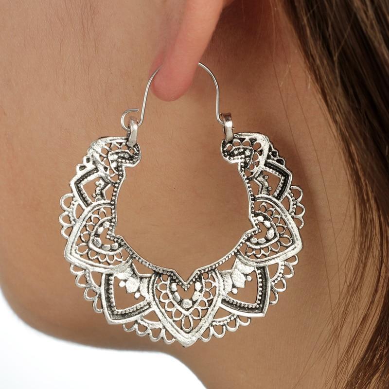 Boho Lotus Earrings