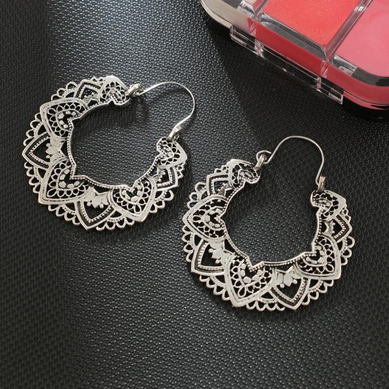 Boho Lotus Earrings