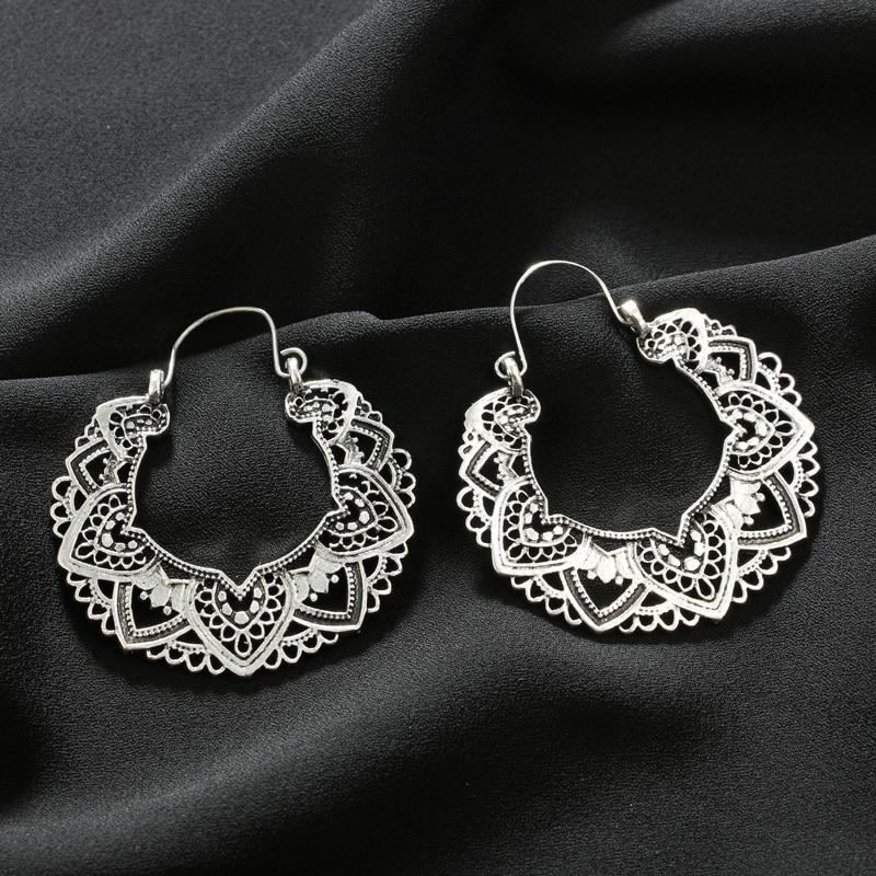 Boho Lotus Earrings