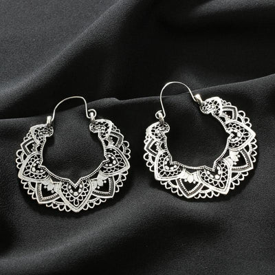 Boho Lotus Earrings