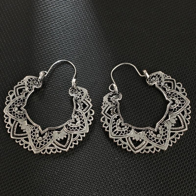 Boho Lotus Earrings