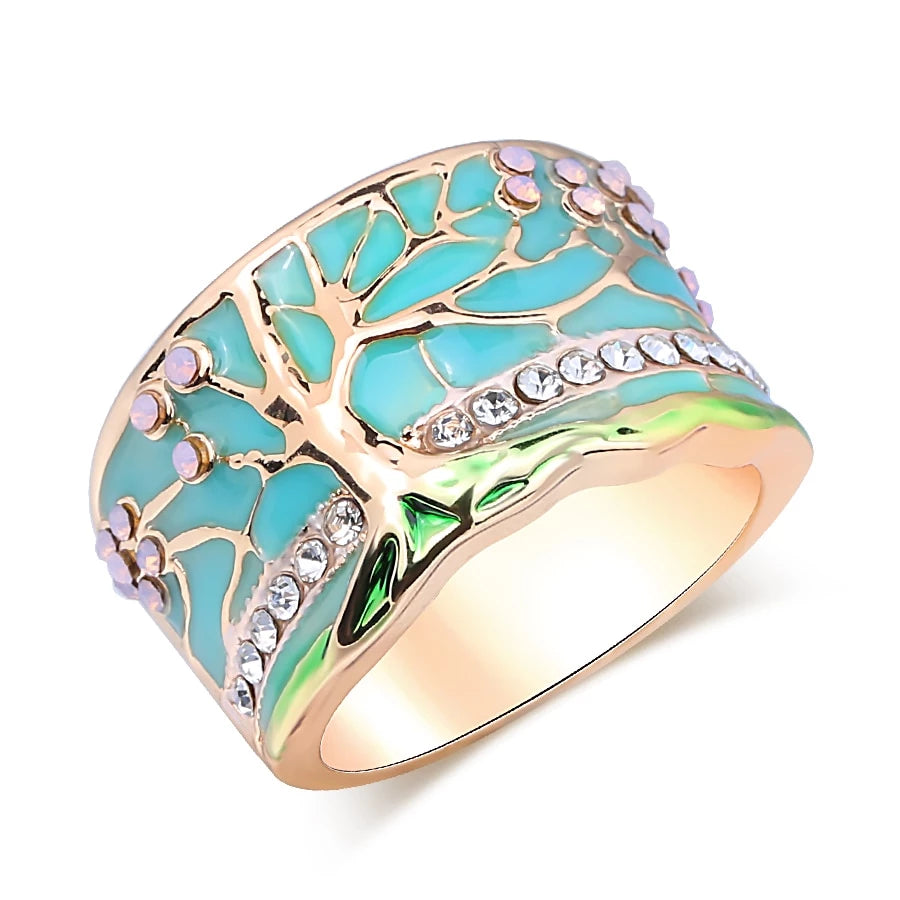 Tree of Life Opal Ring