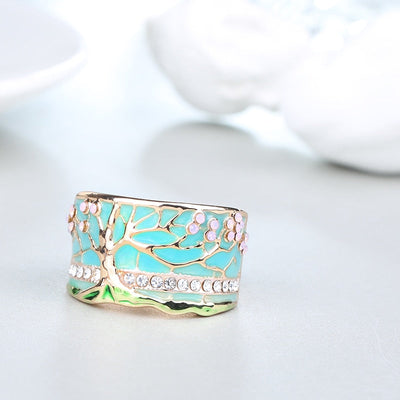 Tree of Life Opal Ring